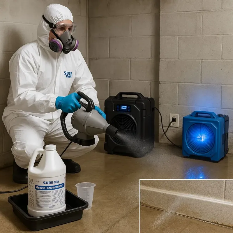 Sanitization and Odor Removal process in Westlake, TX