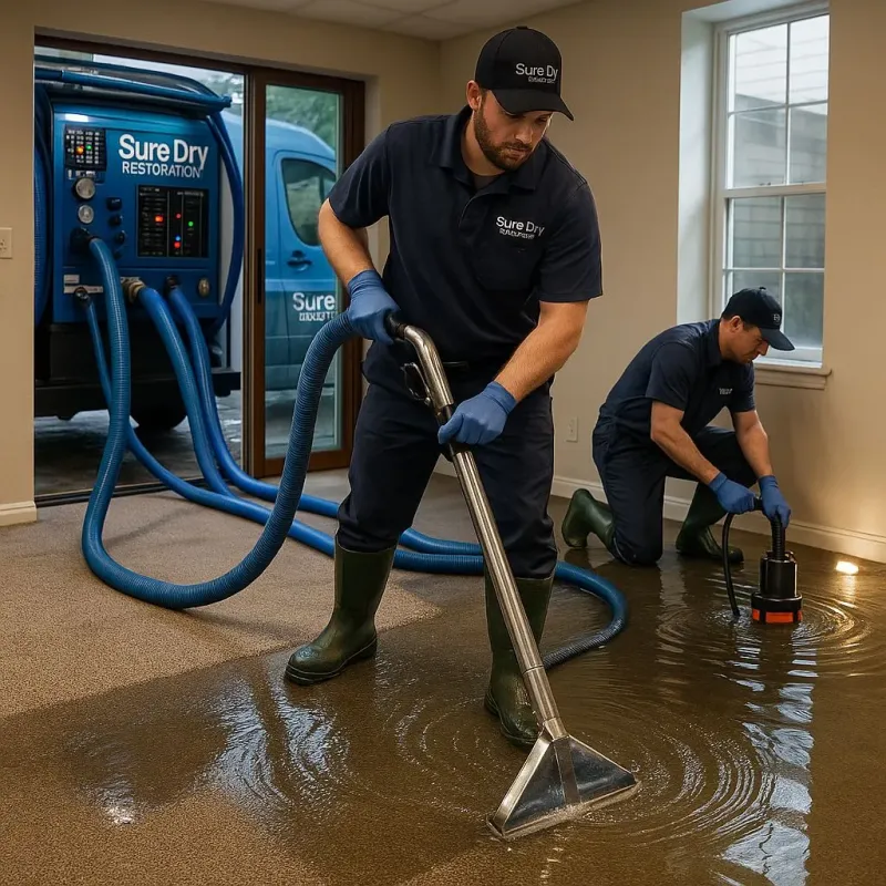 Water Extraction and Removal process in Westlake, TX